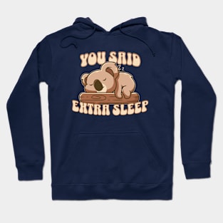 You Said Extra Sleep Lazy Sloth Hoodie